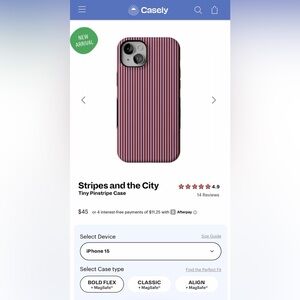 Casely Striped Phone Case